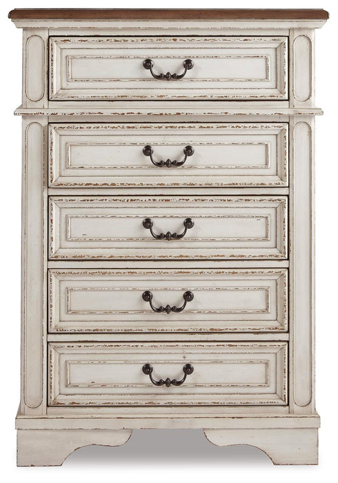 Realyn Chipped White Chest