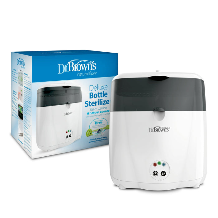 Dr. Brown's Deluxe Electric Sterilizer for Baby Bottles, Nipples, & Other Baby Essentials, BPA Free - new