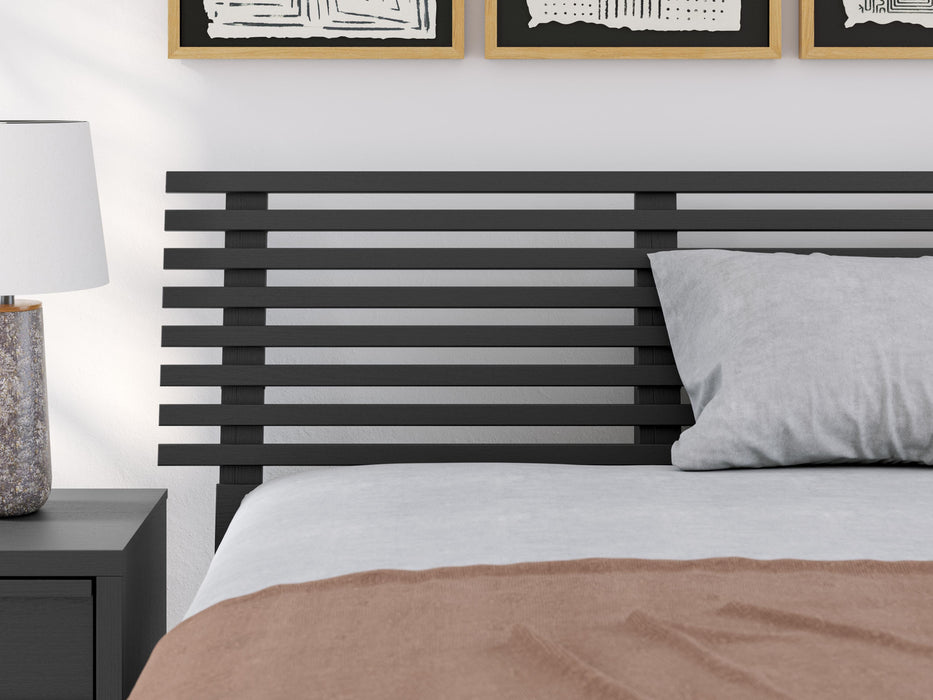 Danziar Black Full Slat Headboard