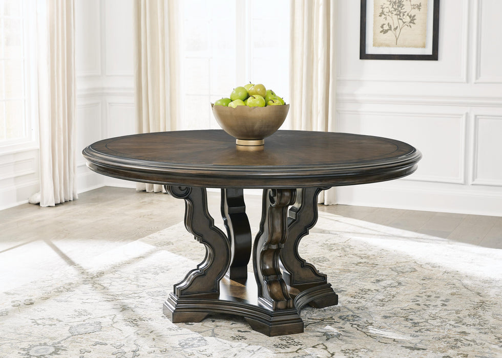 Maylee Dark Brown Maylee Dining Table