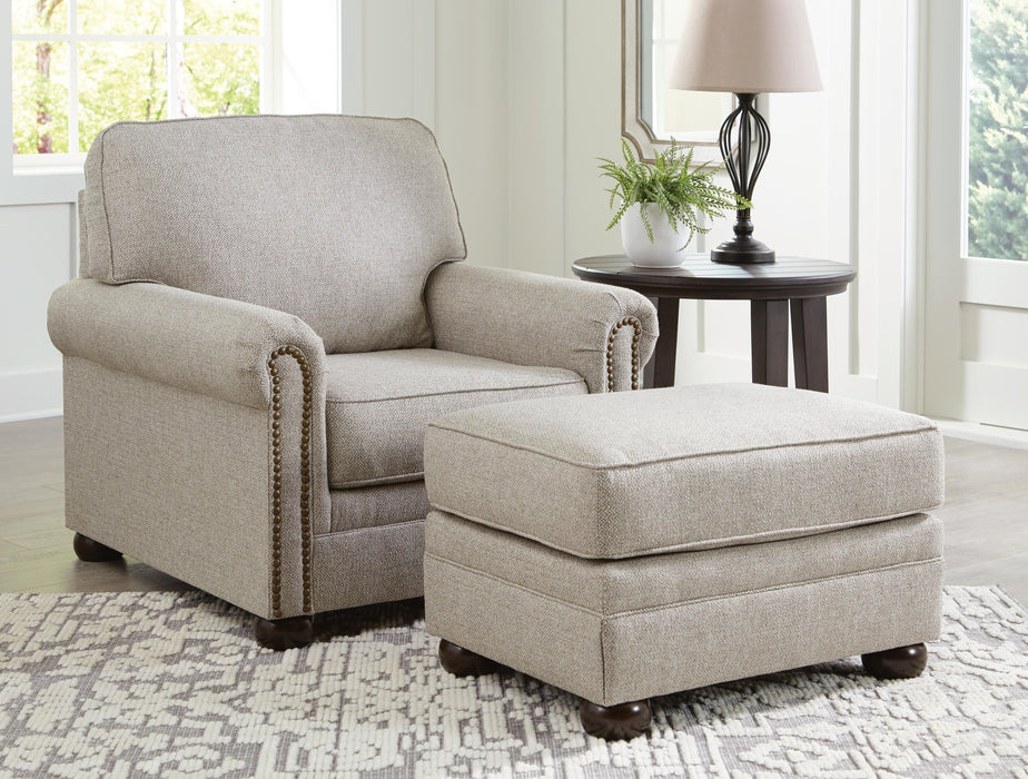 Gaelon Dune Gaelon Chair and Ottoman
