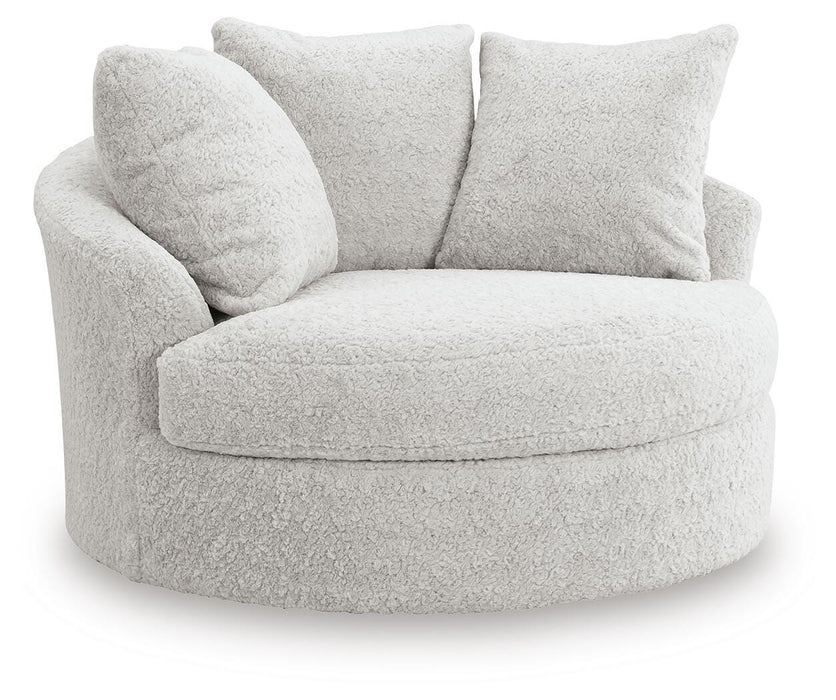 Snodoodle Arctic Oversized Swivel Accent Chair