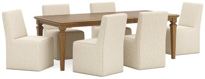 Mylarken Brown Mylarken Dining Table and 6 Chairs