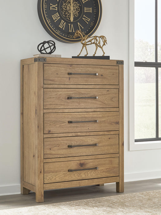 Ridgester Light Brown Bedroom Furniture Pieces