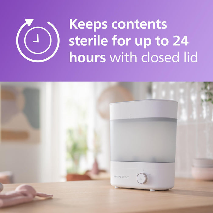 Philips AVENT Premium Baby Bottle Sterilizer with Dryer, SCF293/00 - open_box