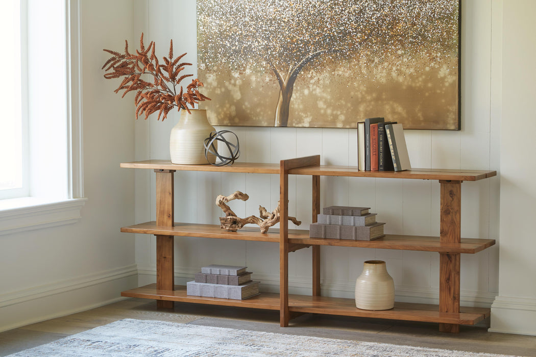 Fayemour Brown Console Sofa Table