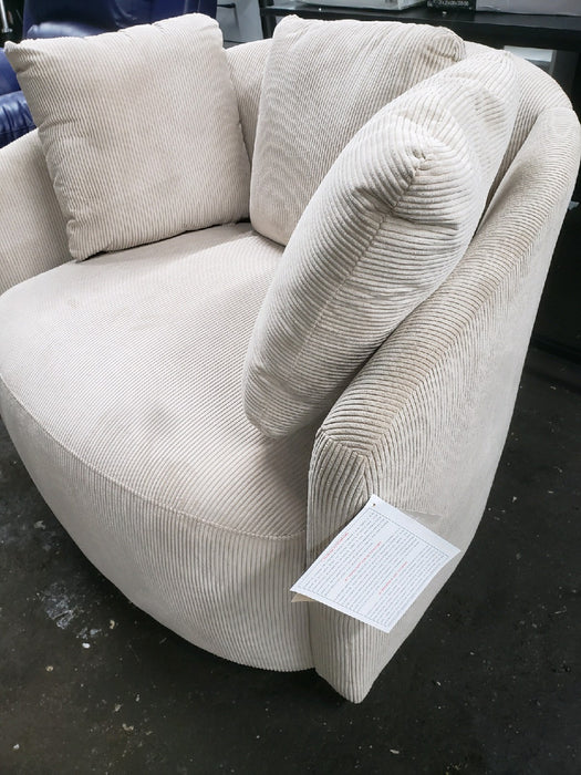 Beautiful Drew Accent Chair by Drew Barrymore, Fawn Cord - new