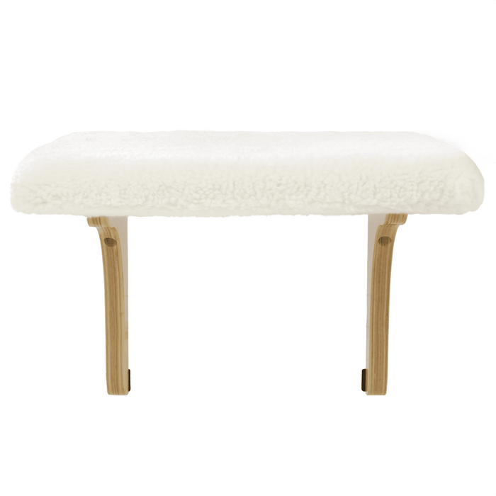 SmartyKat Paw Perch Padded Perch for Indoor Cats & Kittens Up to 15 Pounds, Easy Install, All Lifestages, Machine Washable Sherpa Cover, Cream - new
