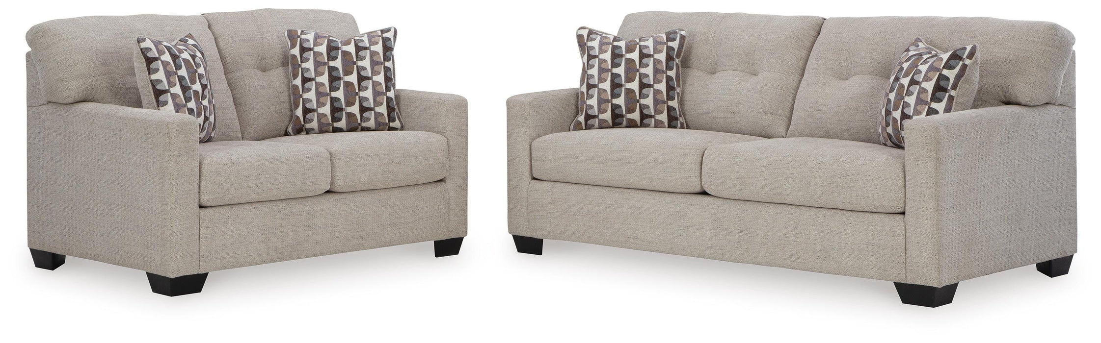 Mahoney Pebble Mahoney Sofa and Loveseat