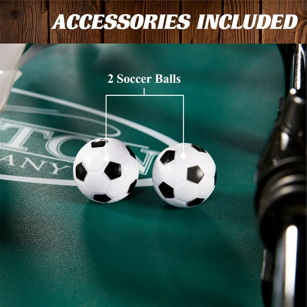 56" Premium Foosball Soccer Table, Furniture Style, by Barrington Billiards Company - open_box