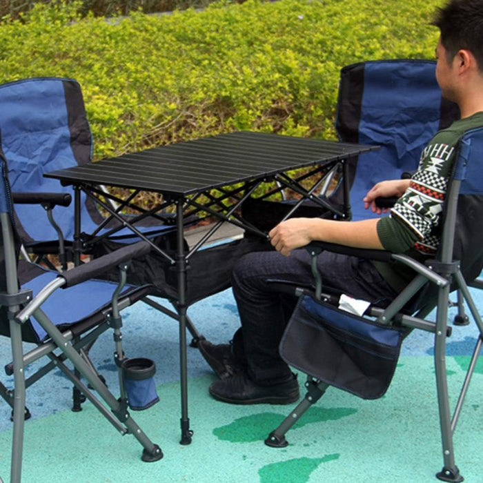 Folding Table Heavy Duty Portable Folding Rectangular Table Catering Camping Trestle Picnic BBQ Party Kitchen/Home/Garden/Event/Party Table Hopeful - new