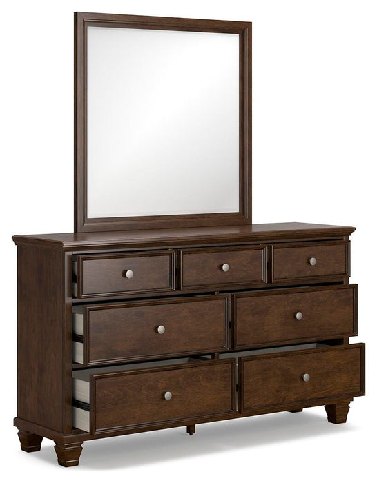 Danabrin Brown Danabrin Dresser and Mirror