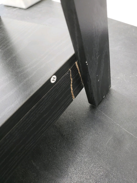 Mainstays Quick Assembly Desk, Black Finish - new