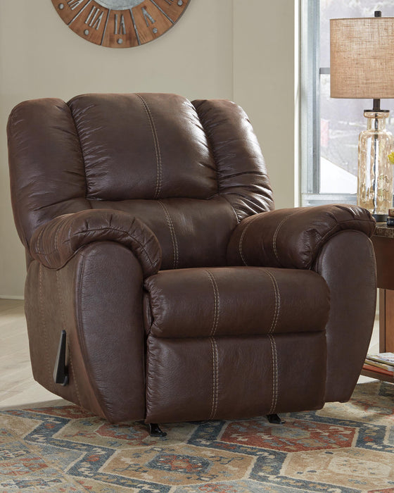 McGann Walnut Rocker Recliner