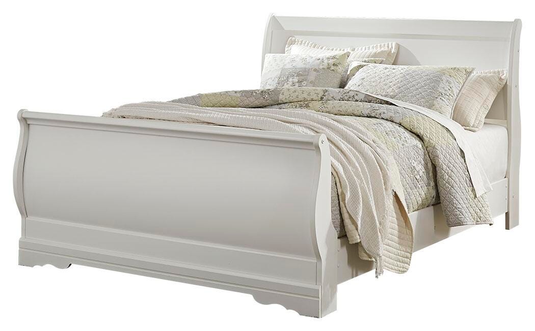 Anarasia White Anarasia Queen Sleigh Bed