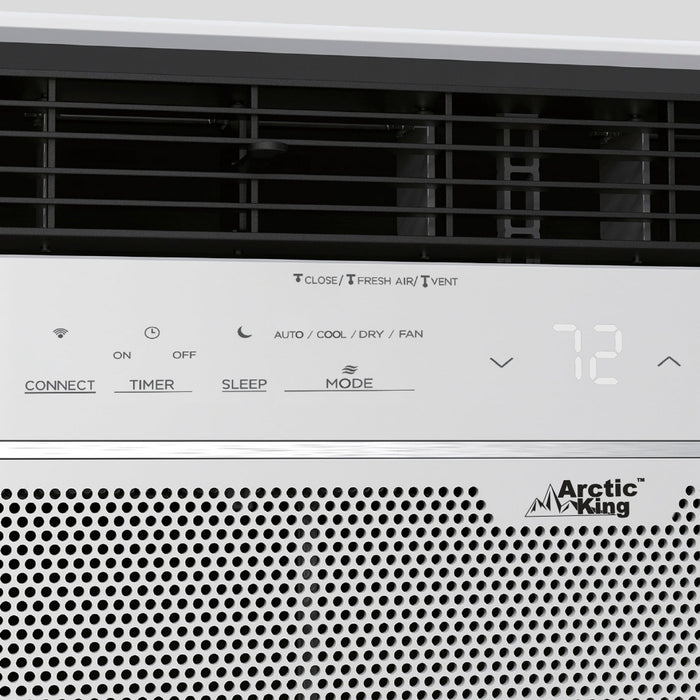 Arctic King Restored Arctic King 12,000 BTU Smart Window Air Conditioner, Cools Rooms up to 550 Sq. Ft., White, (Refurbished) - used_good