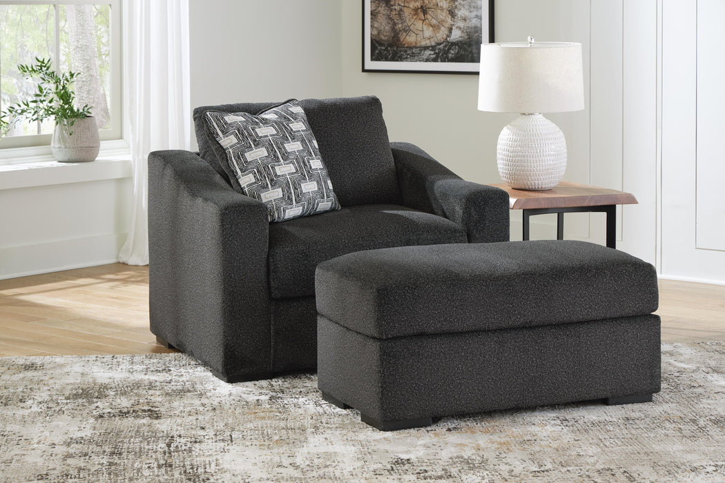 Wryenlynn Onyx Wryenlynn Chair and Ottoman