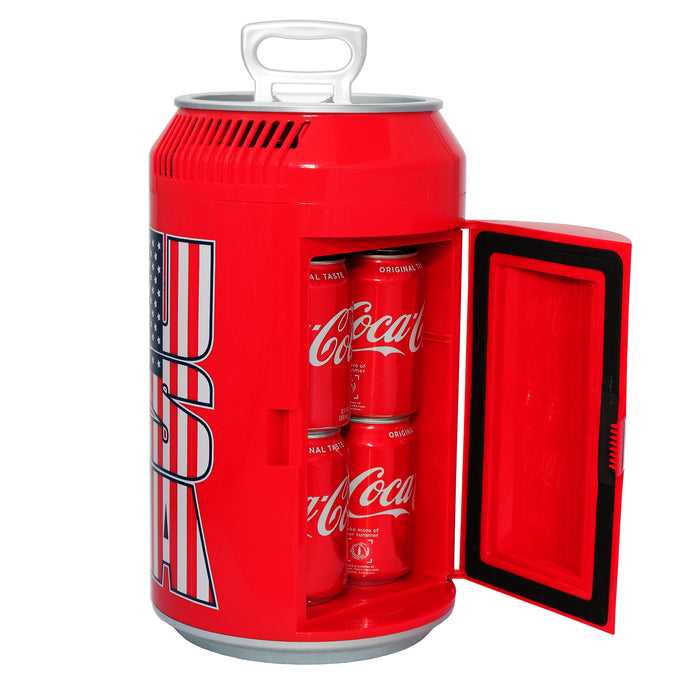 Guay Outdoor Portable Mini Fridge US Can Beverage Cooler – 8 Cans / 5 Liters - Indoor AC Home and Outdoor DC Car Vehicle Small Refrigerator - new