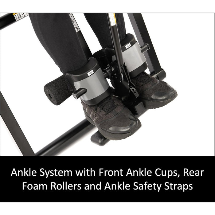 Medisonic 510100B Therapeutic Heavy Duty Steel Frame Inversion Table, 300LB Capacity - open_box