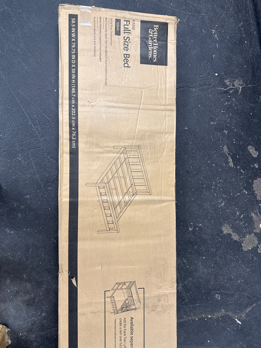 Better Homes & Gardens Kane Full Gray Platform Bed - new