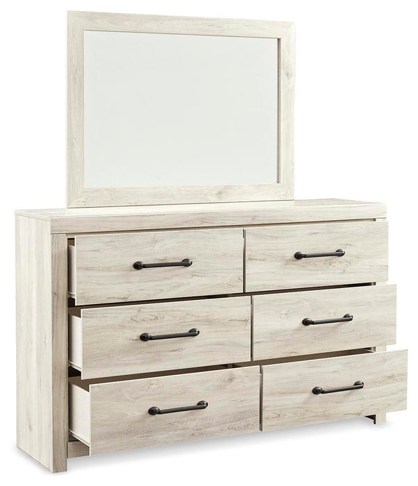 Cambeck Whitewash Cambeck Dresser and Mirror