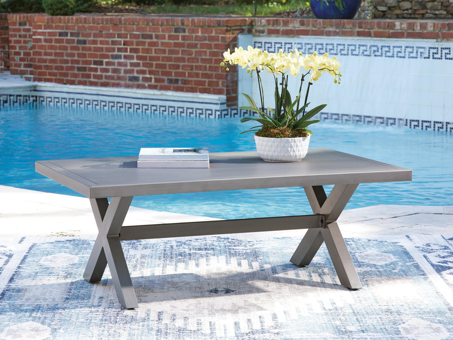 Dillon Beach Gray Rectangular Cocktail Table