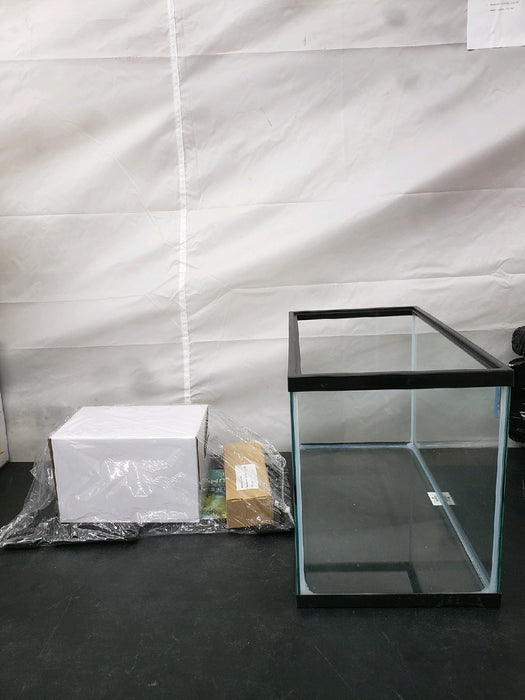 Vibrant Life 5 Gallon Aquarium Starter Kit with Blue & White LED Lights - new