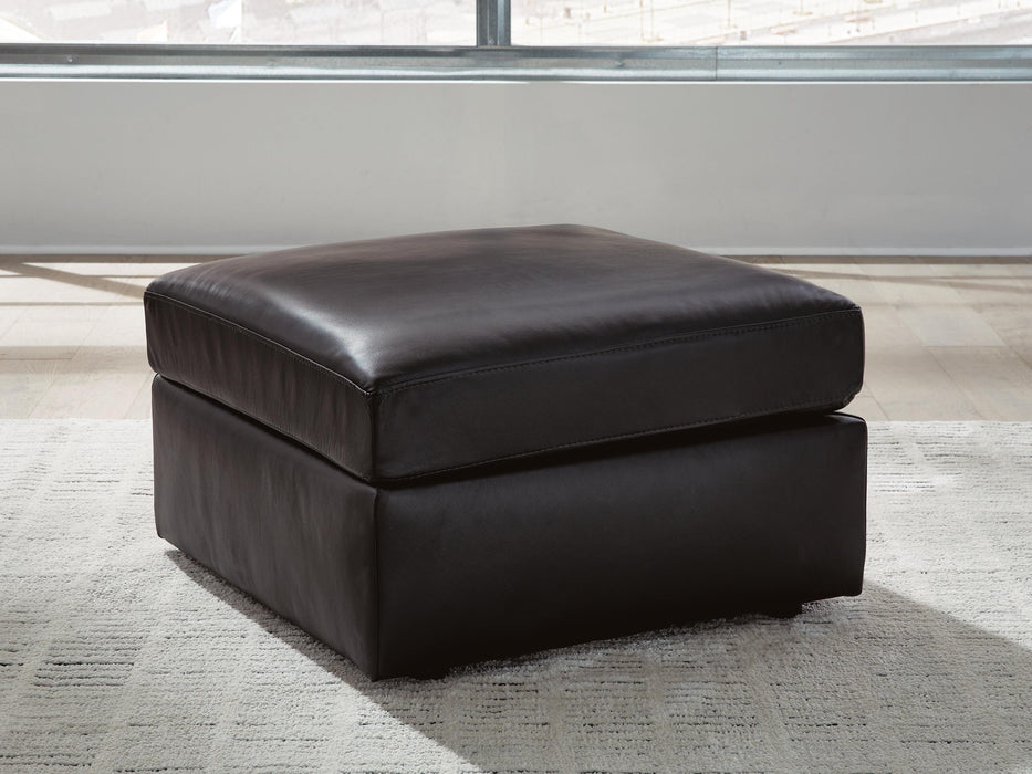 Signature Design Black Oversized Accent Ottoman