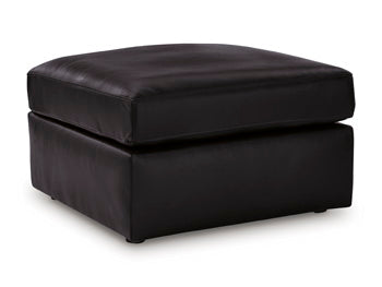 Signature Design Black Oversized Accent Ottoman