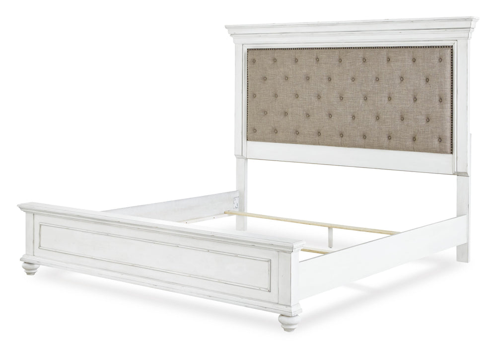 Kanwyn Whitewash Kanwyn Queen Panel Bed