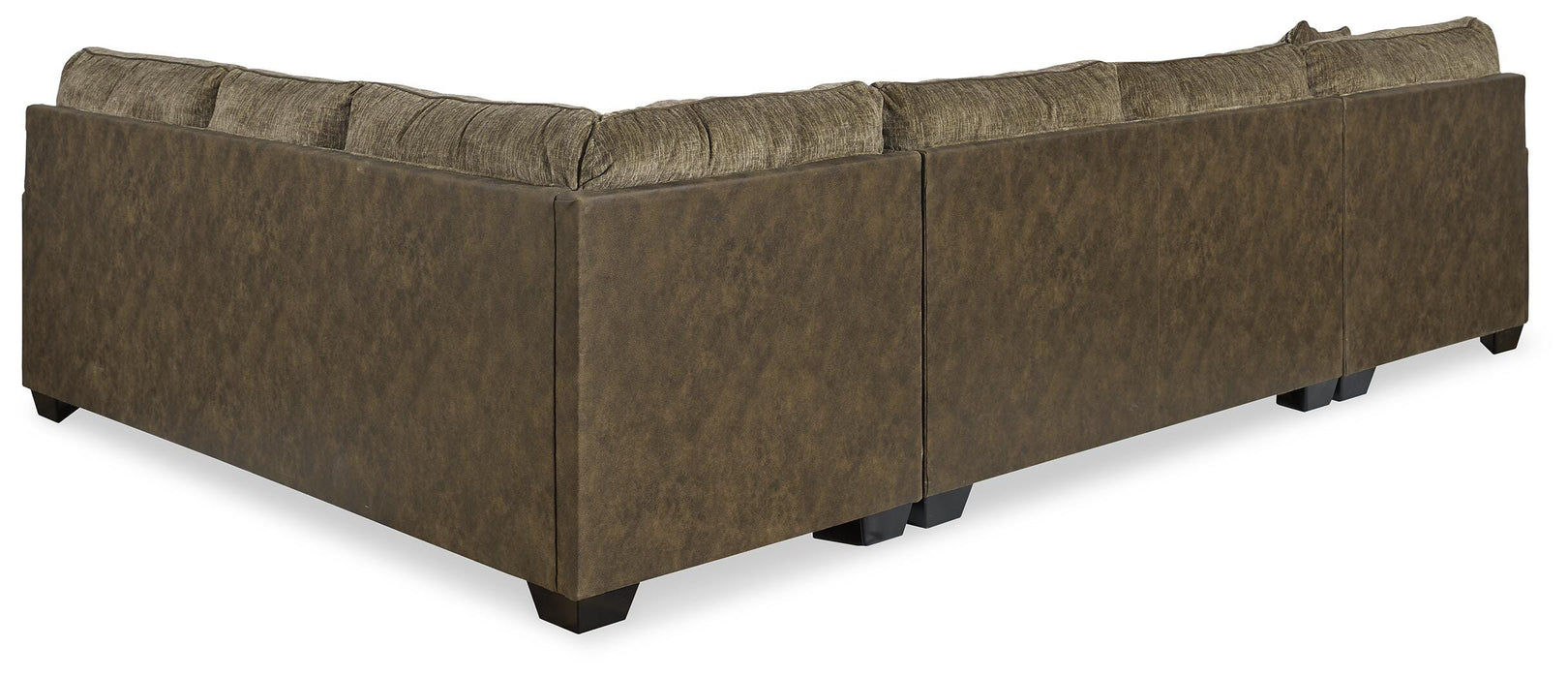 Abalone Chocolate Abalone 3-Piece Sectional with Chaise
