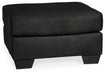 Signature Design Black Ottoman