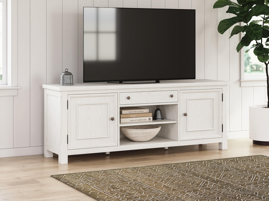 Robbinsdale Antique White Extra Large TV Stand