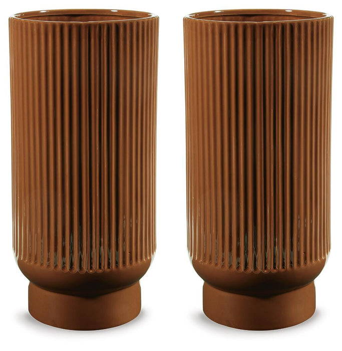 Avalyah Burnt Umber Vase (2/CS)