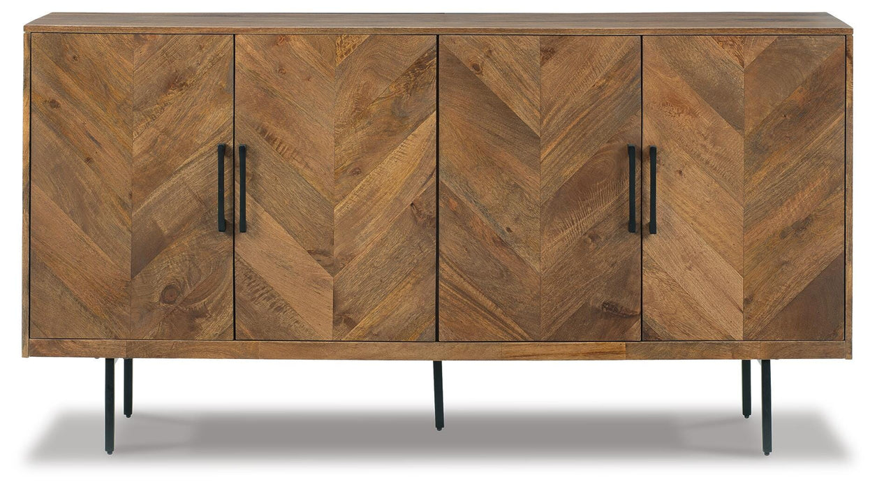 Prattville Brown Accent Cabinet