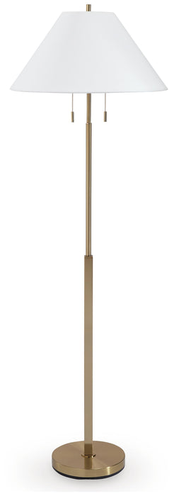 Haigwood Gold Finish Metal Floor Lamp (1/CN)