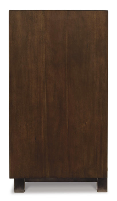 Starmore Brown Starmore 70" TV Stand with Electric Fireplace
