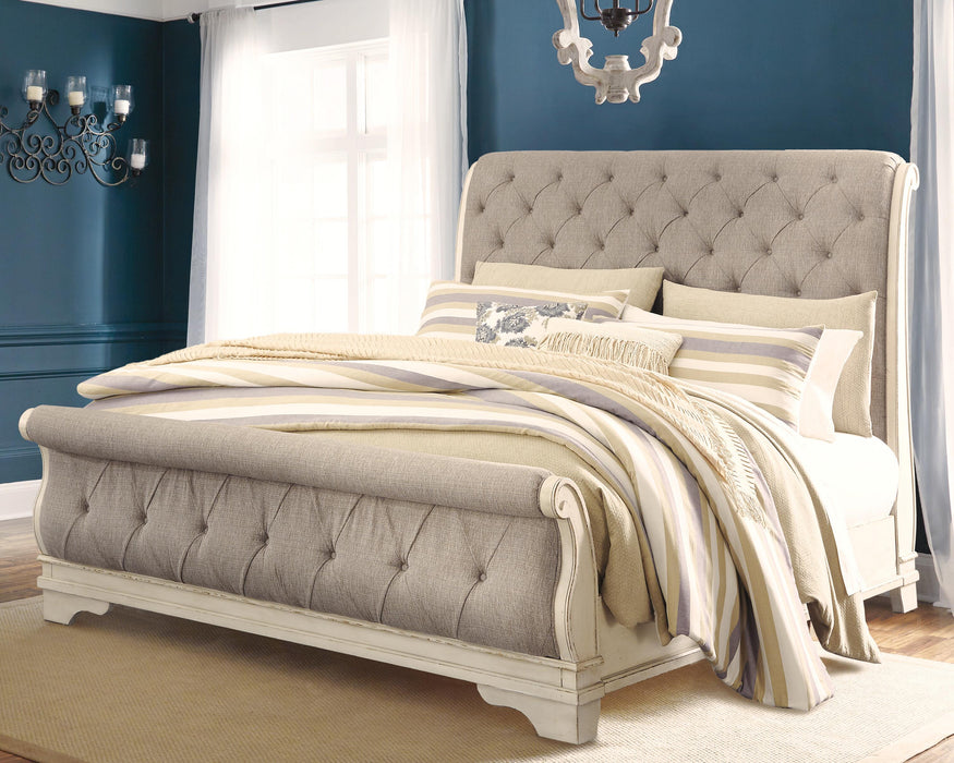 Realyn Chipped White Bedroom Furniture Pieces