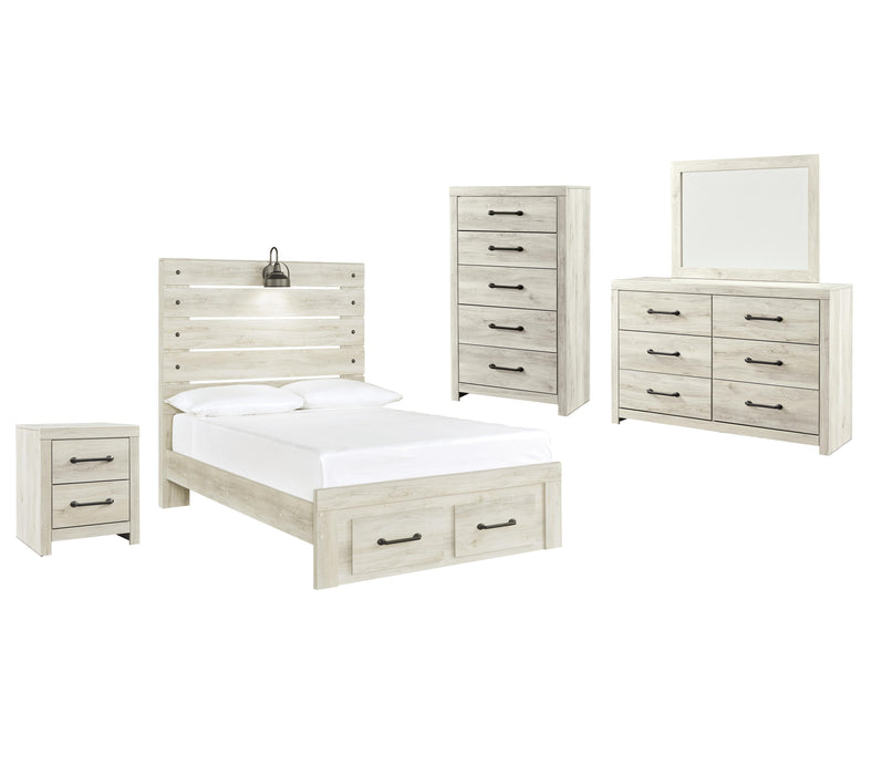 Cambeck Whitewash Panel Bedroom Collection