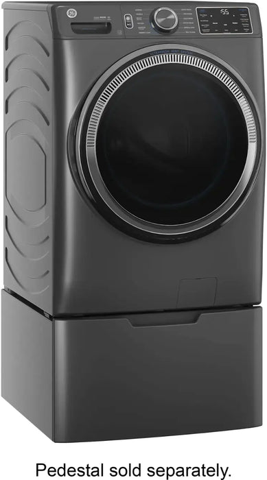 GE 5.0 cu. ft. Capacity Smart Front Load ENERGY STAR Steam Washer with SmartDispense UltraFresh Vent System with OdorBlock and Sanitize + Allergen - display_model