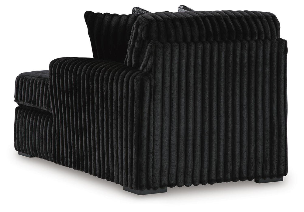 Midnight-Madness Onyx Midnight-Madness 3-Piece Sectional with Chaise