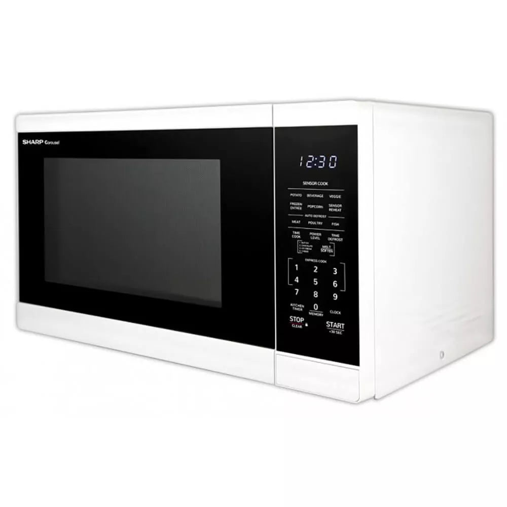 Sharp SMC1461HW 1.4 Cu. Ft. White Countertop Microwave Oven - display_model