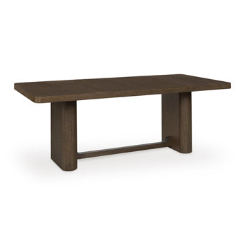 Darimore Burnished Brown Rectangular Dining Room Table