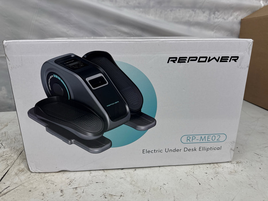 REPOWER Under Desk Ellipticals Electric, Ellipse Leg Exerciser for Seniors Fully Assembled -