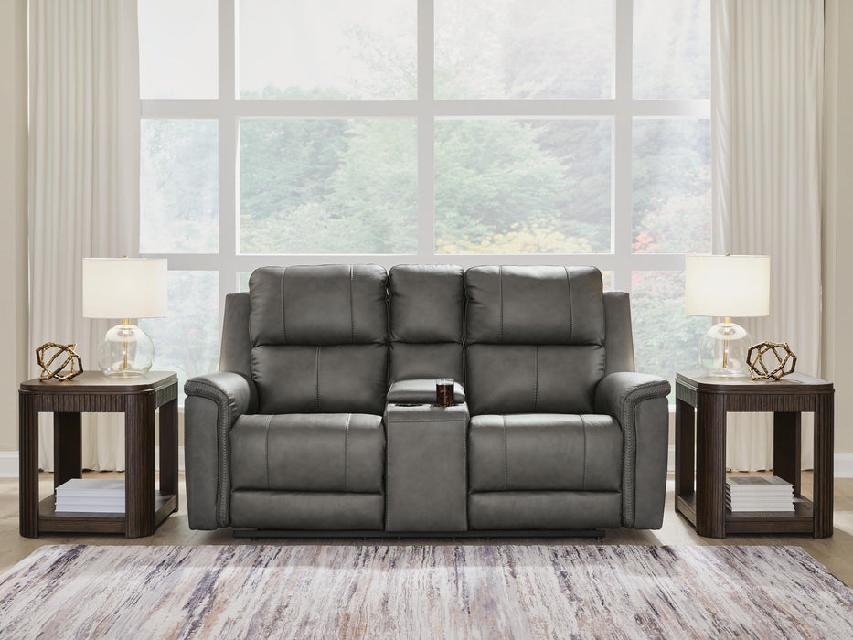 Beryton Anchor PWR REC Loveseat/CON/ADJ HDRST