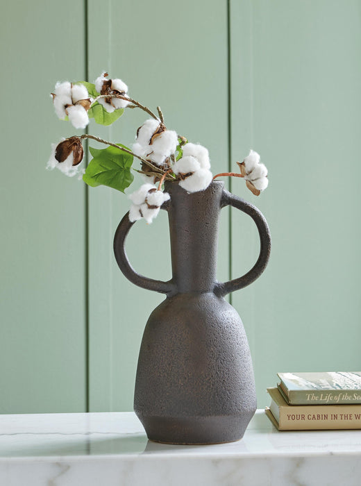 Aadeen Distressed Brown Vase