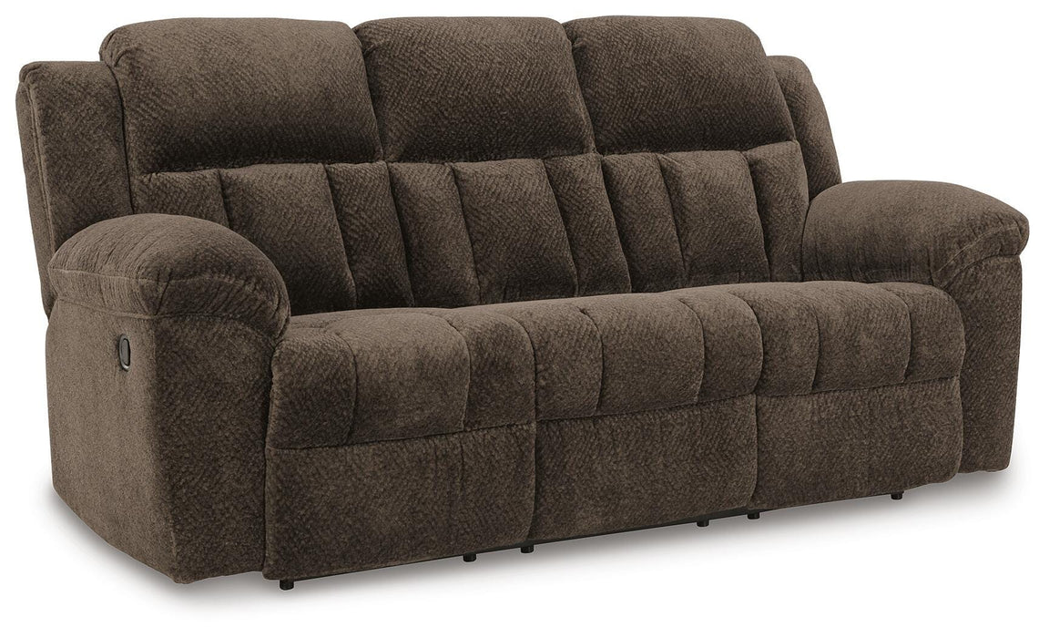 Frohn Chocolate Frohn Reclining Sofa
