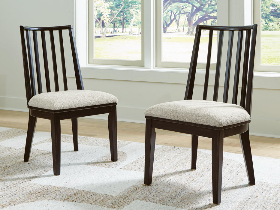 Galliden Black Dining UPH Side Chair (Priced Per Item, Must Order 2, 4, 6, or 8)
