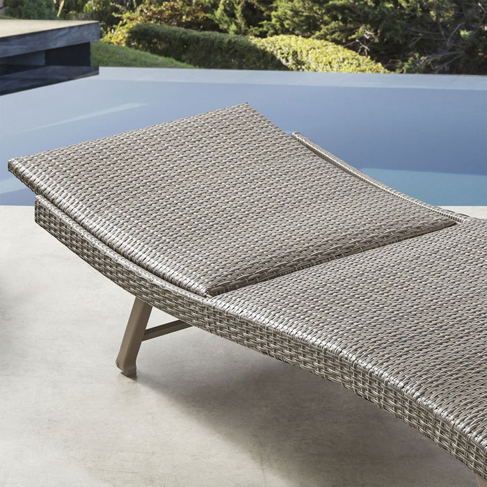 Member's Mark Padded Wicker Chaise Lounger, Set of 2 - open_box