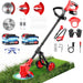 Tanbaby  Cordless Weed Eaters, Electric Grass Trimmer & Edger, Tanbaby 6 inch 3-in-1 Weed Wacker Kit, 2000mAh Battery Powered Weed Wacker for Trimming and Edging